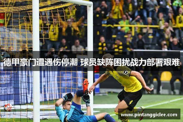 德甲豪门遭遇伤停潮 球员缺阵困扰战力部署艰难